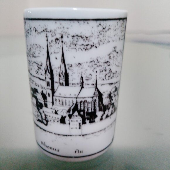 Altenkunstadt Porcelain set of 6 German shot glasses - VINTAGE - Picture 13 of 15